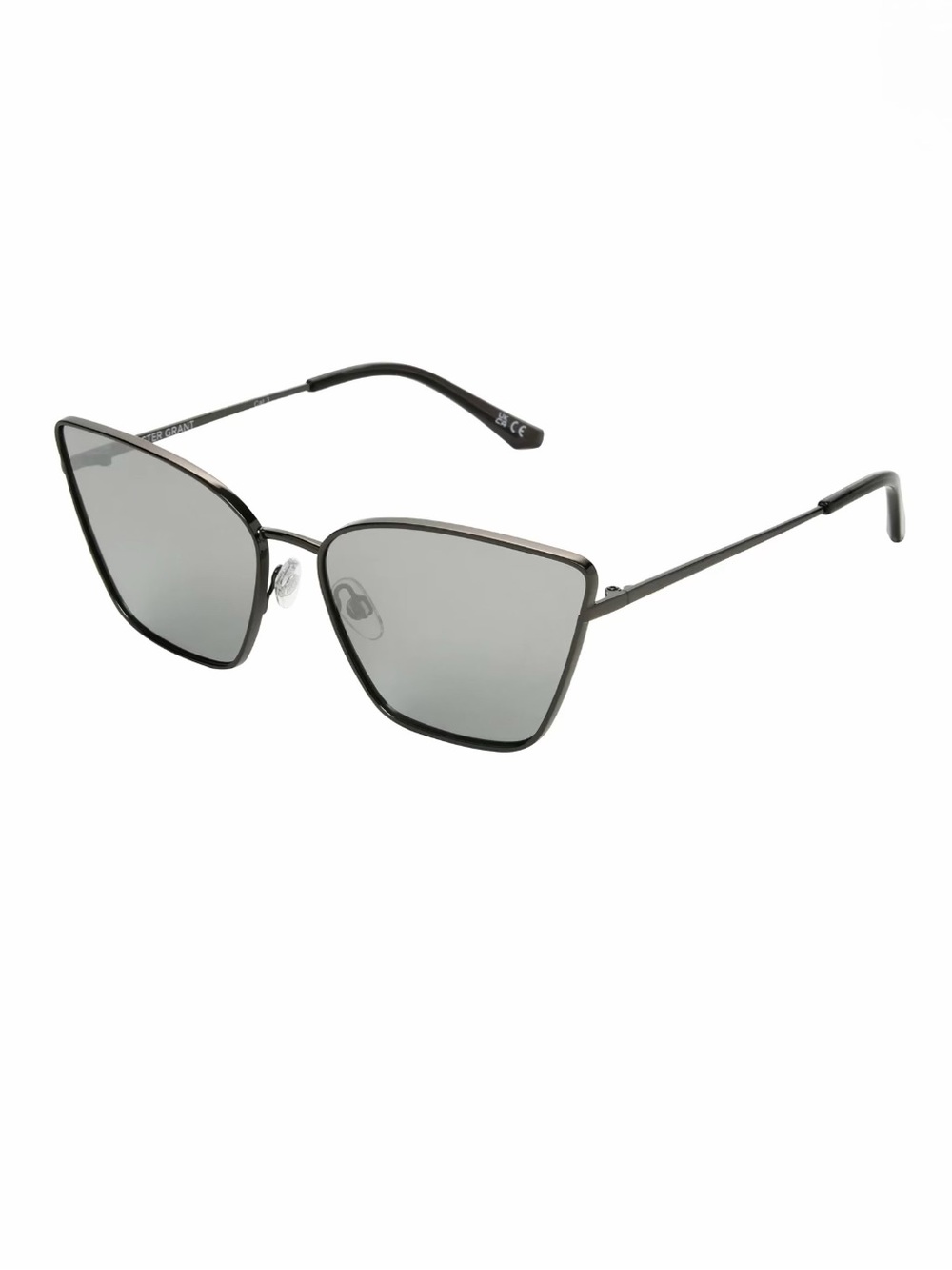 Gunmetal Cat Eye Sunglasses - 100% UV Protection